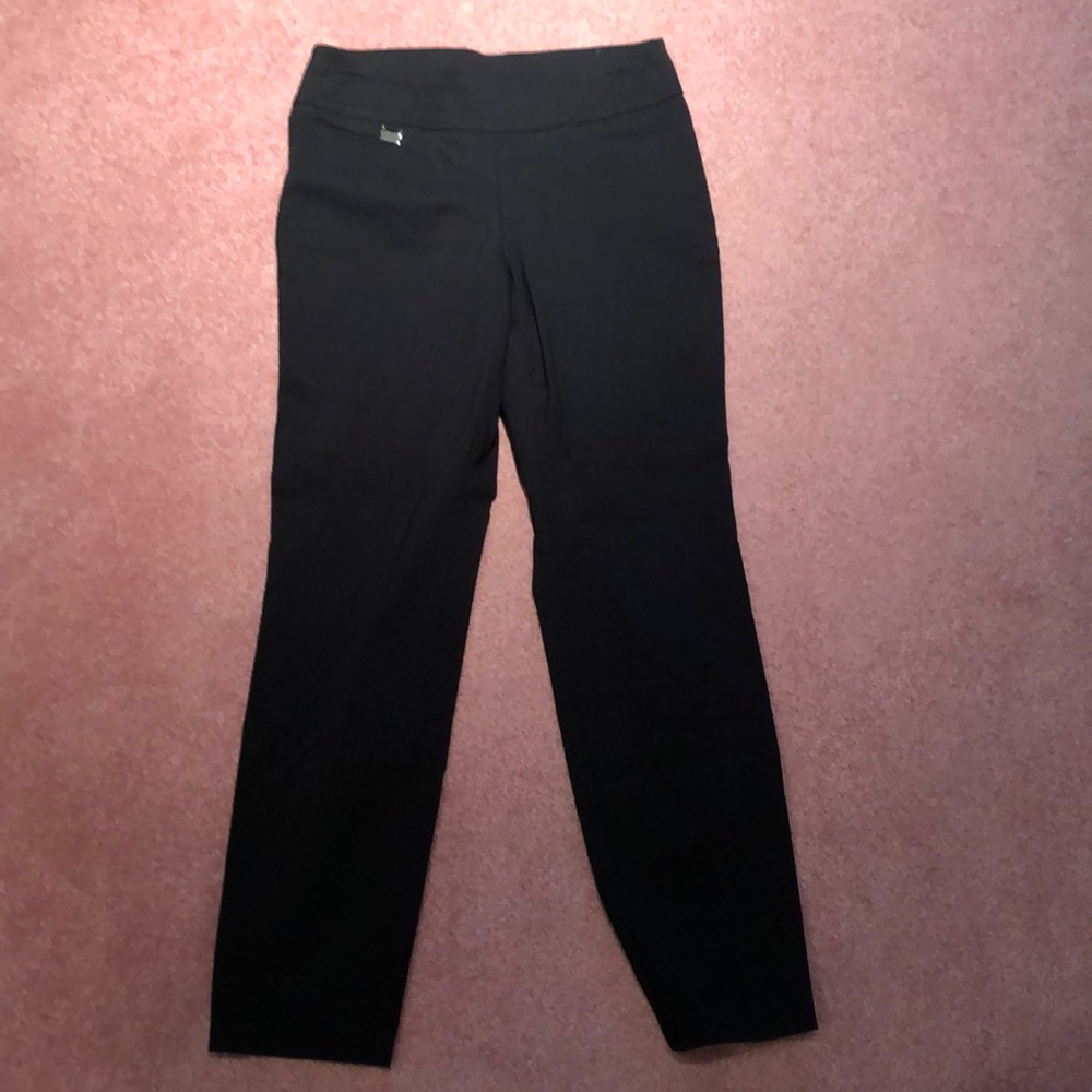 Alfani Size 6 Black Pull On Dress Pants